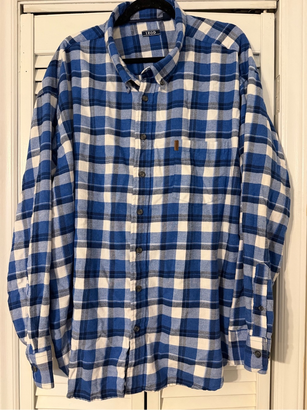 Izod Stratton Flannel Big and Tall 4XL